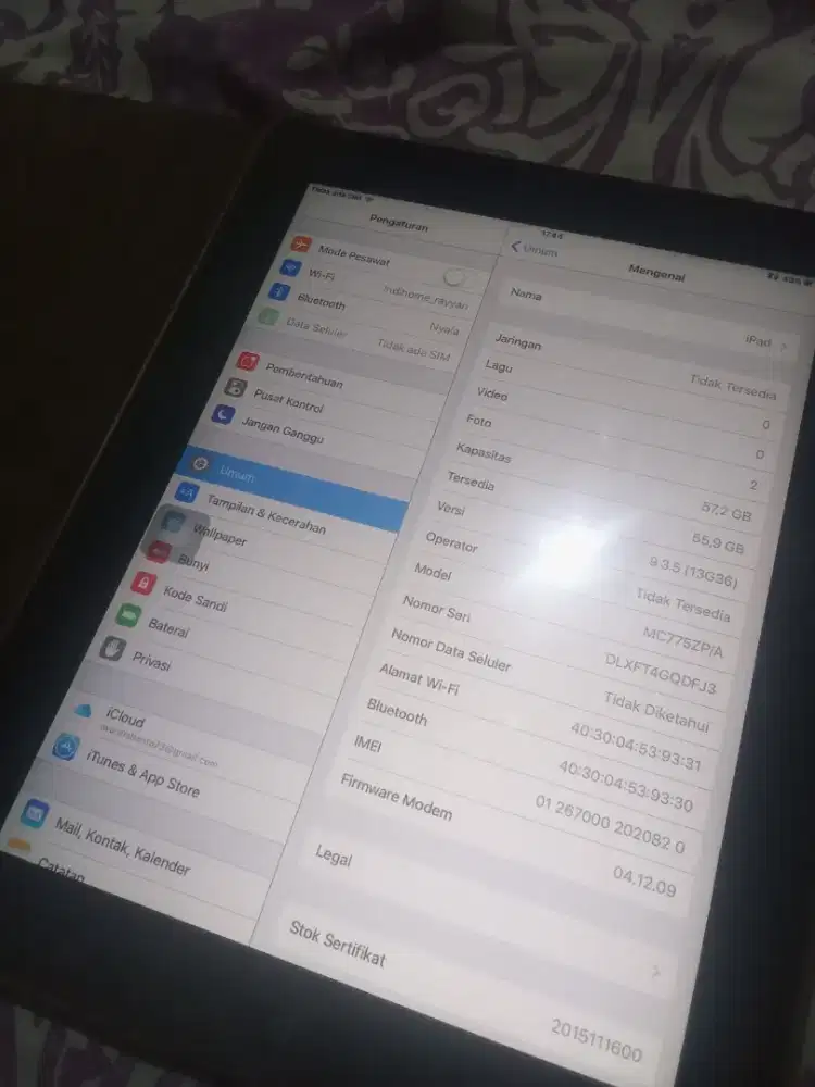 iPad 2 IOS 9 64Gb mukus