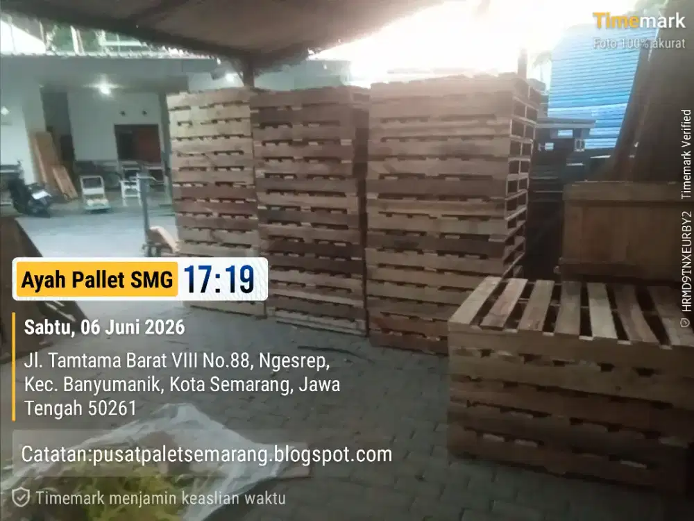 Palet kayu bekas dan paking kayu
