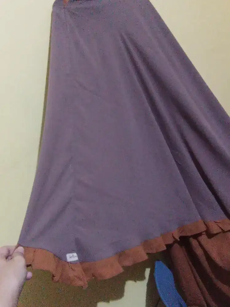 Gamis set warna kunyit  UK L
