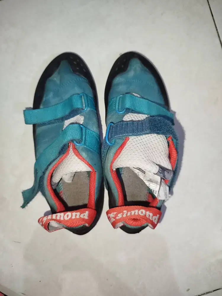 Sepatu Panjat Tebing Decathlon Simond Hijau Hitam size 39