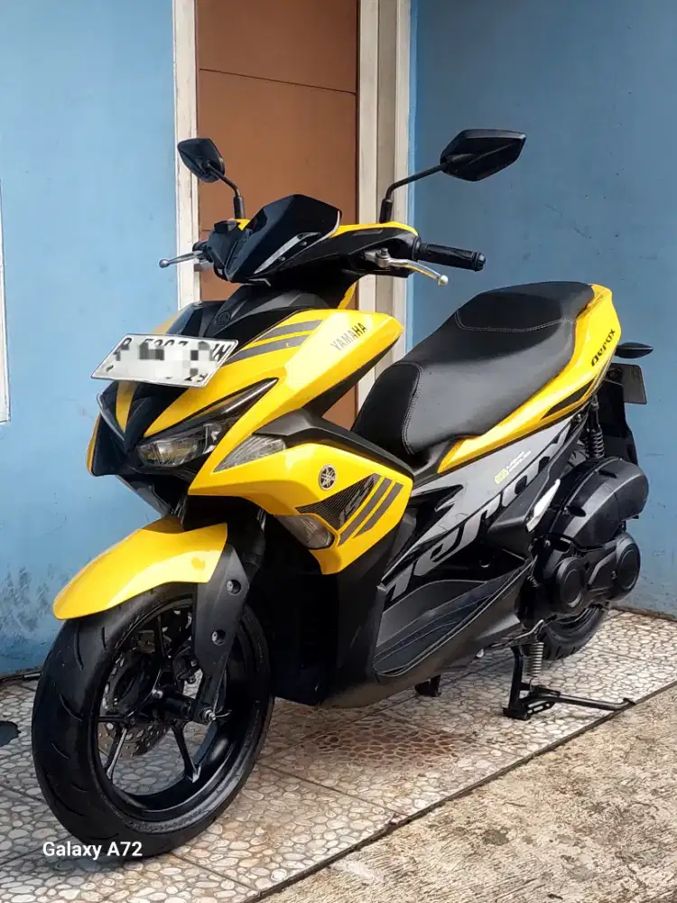 Aerox kuning 2017 muluss jarang pakai