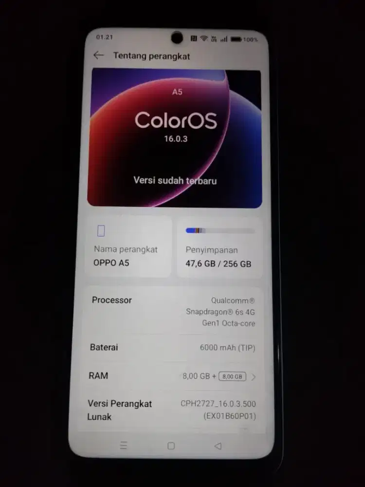 OPPO A5 NFC 8/256GB WHITE