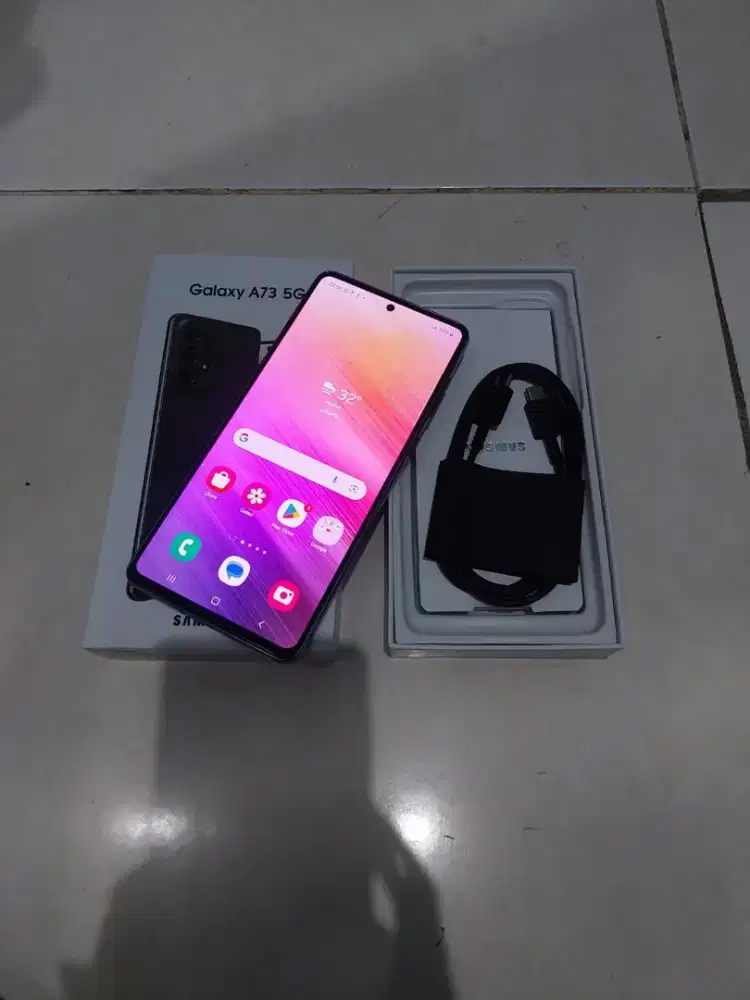 Samsung A73 5G 8/256 fullset mlusss like new jossss