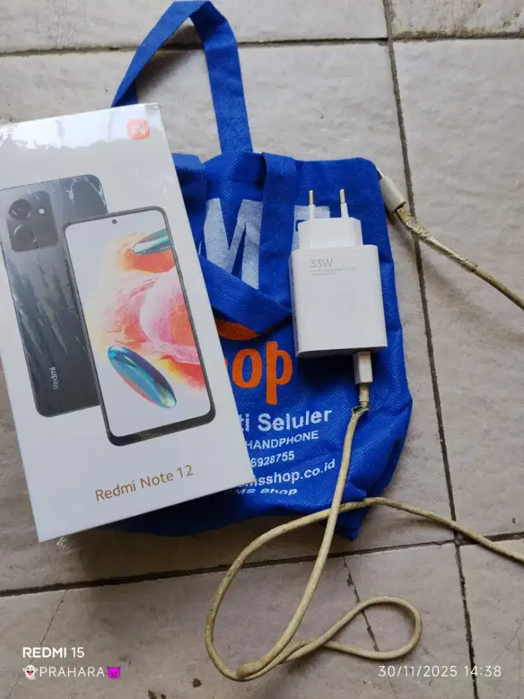 Dus book dan Cas ORI xiaomi redminote fast charging
