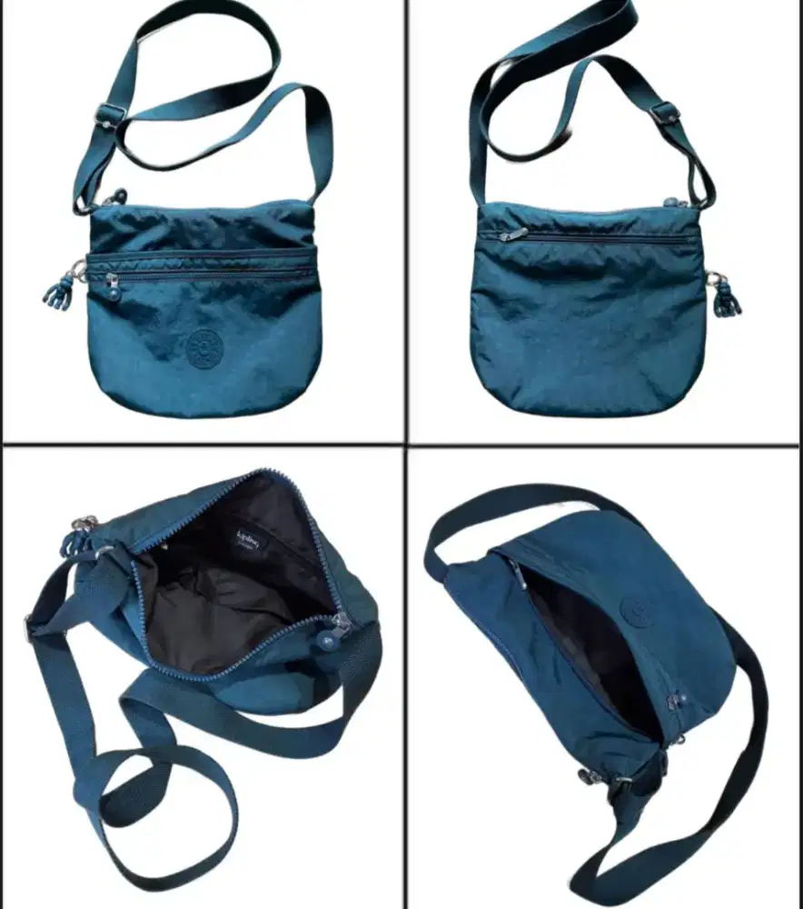 Kipling Medium Crossbody Female Cosmic Emerald Arto