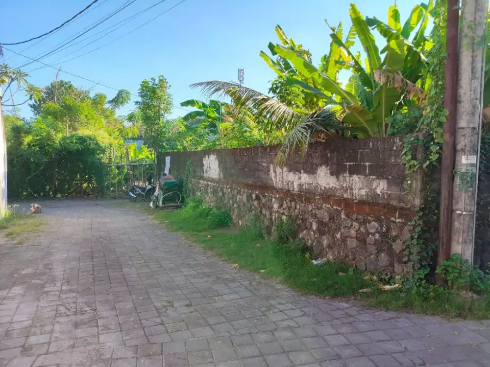 Jual tanah 3 are posisi hook di Jl Sekar Tunjung Denpasar Timur Bali