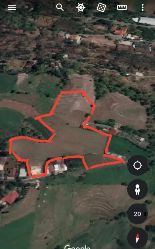 Tanah di kawasan wisata