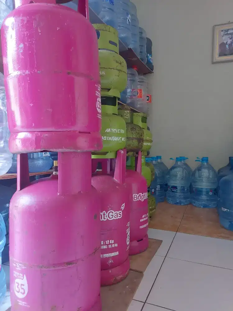 Bright Gas 12kg refil siap antar sampai rumah