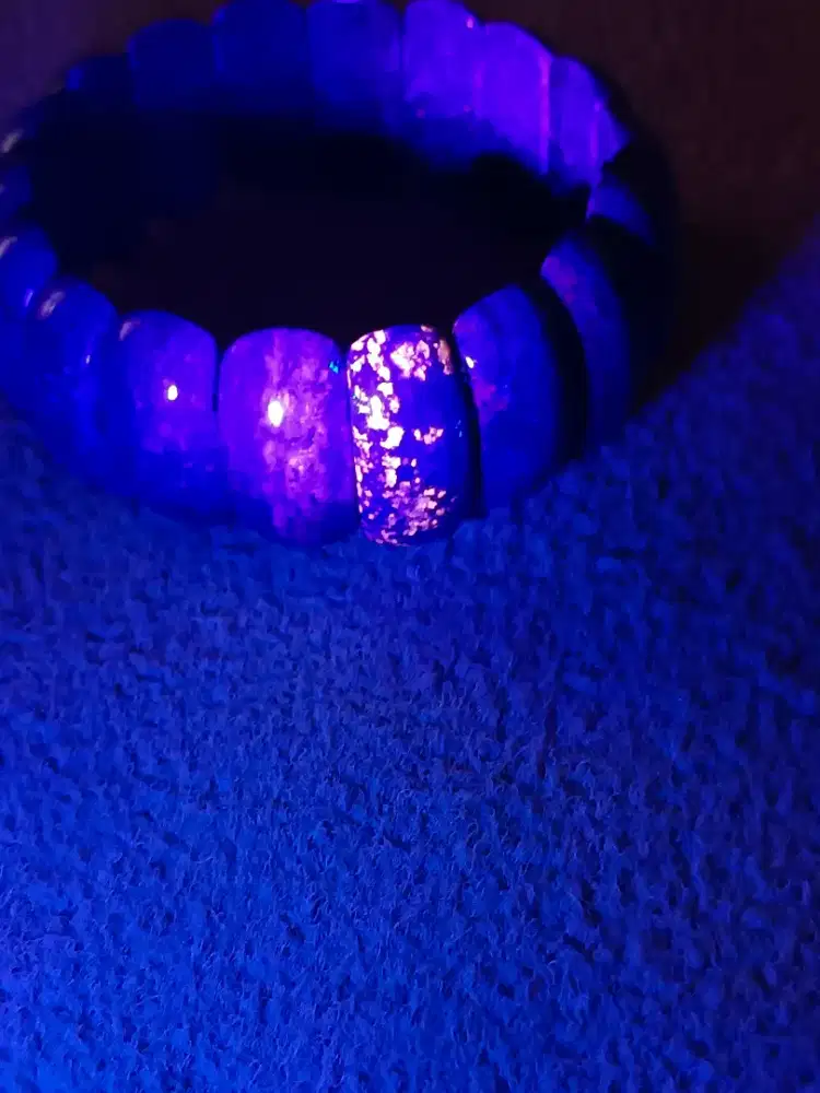 Gelang batu lapis lazuli natural