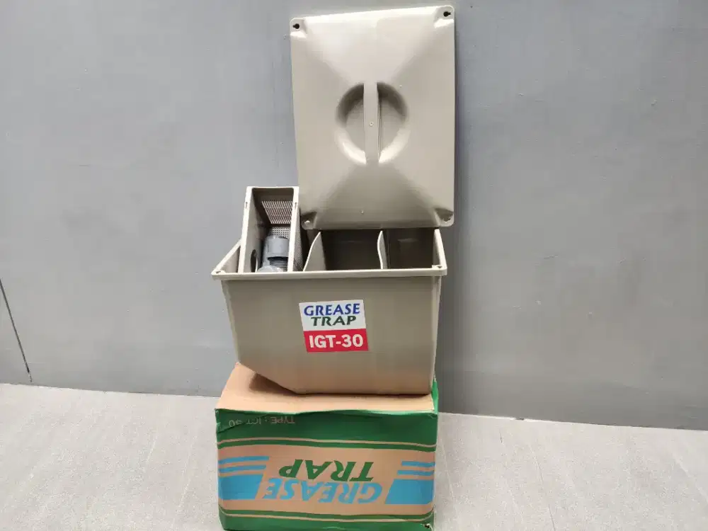 Grease trap tempat pembuangan sisa sampah makanan basah dan dll