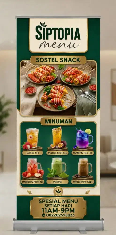 Jaga booth minuman