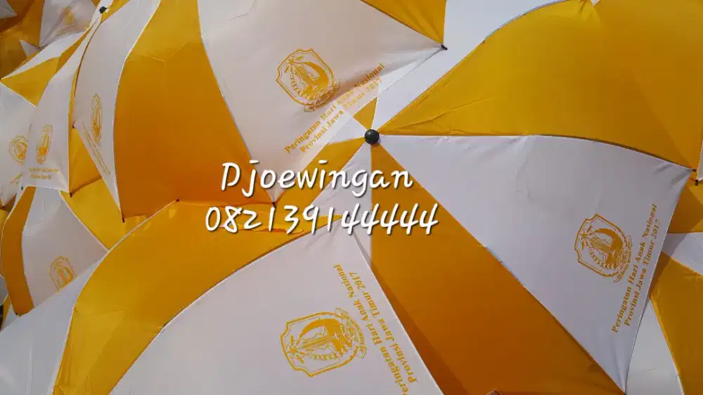 Payung lipat golf dan standart untuk promosi perusahaan anda
