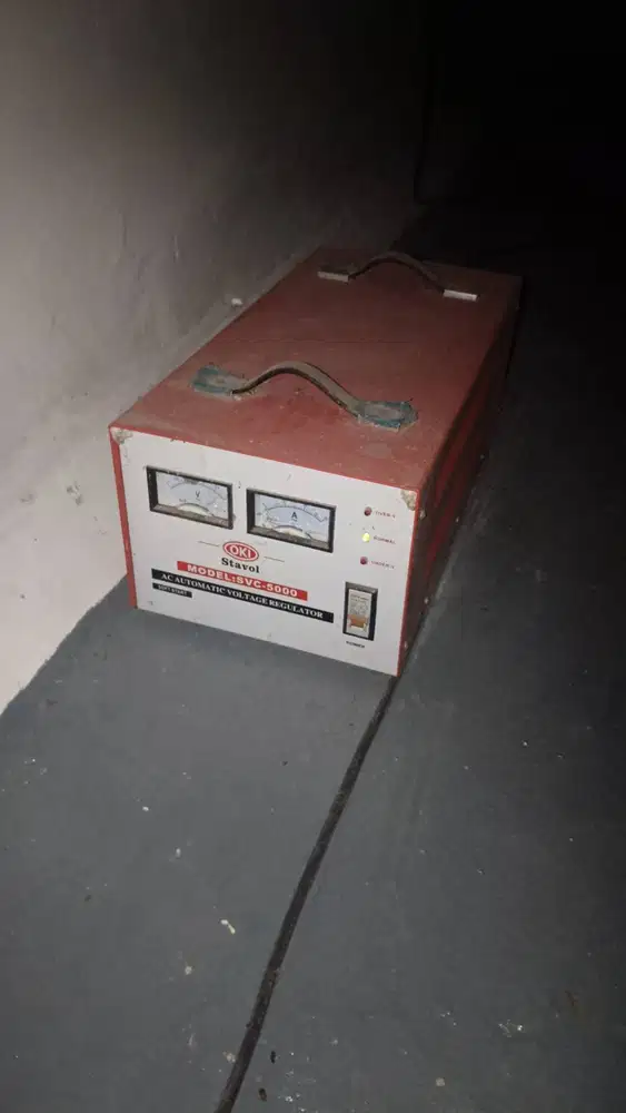 Jual cepat stabilizer merek oli,5000watt