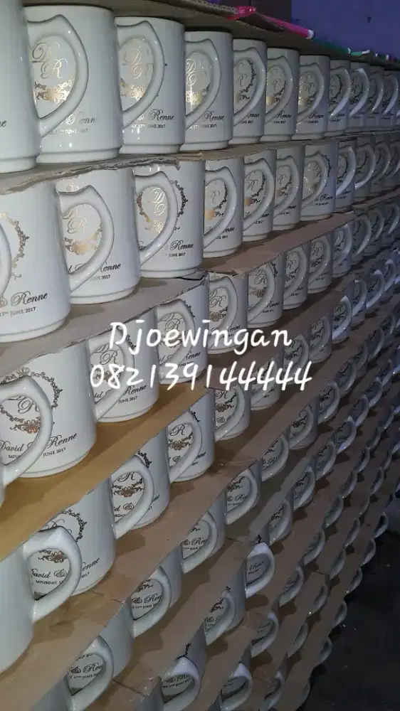 Mug gelas cangkir piring mangkok promosi perusahaan trbaik disurabaya