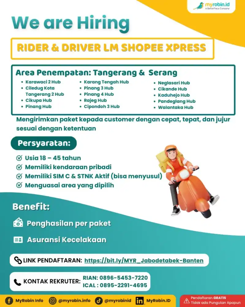 Dibutuhkan Cepat Untuk Rider & Driver SPX Xpress 89