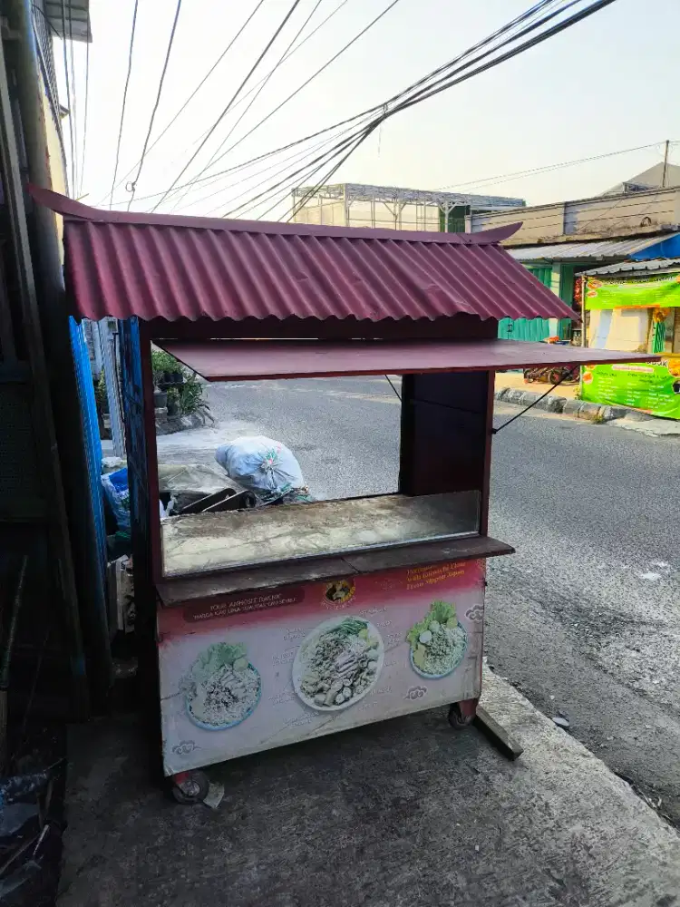 gerobak jualan jumbo second
