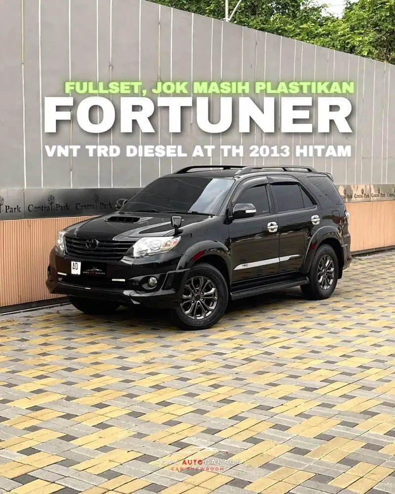 Fortuner VNT TRD Diesel Matic 2013 Hitam Antik
