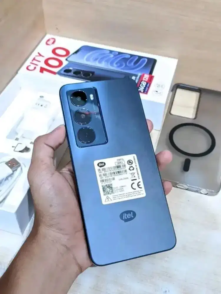 Itel City 100 8+16/128 Fullset Garansi