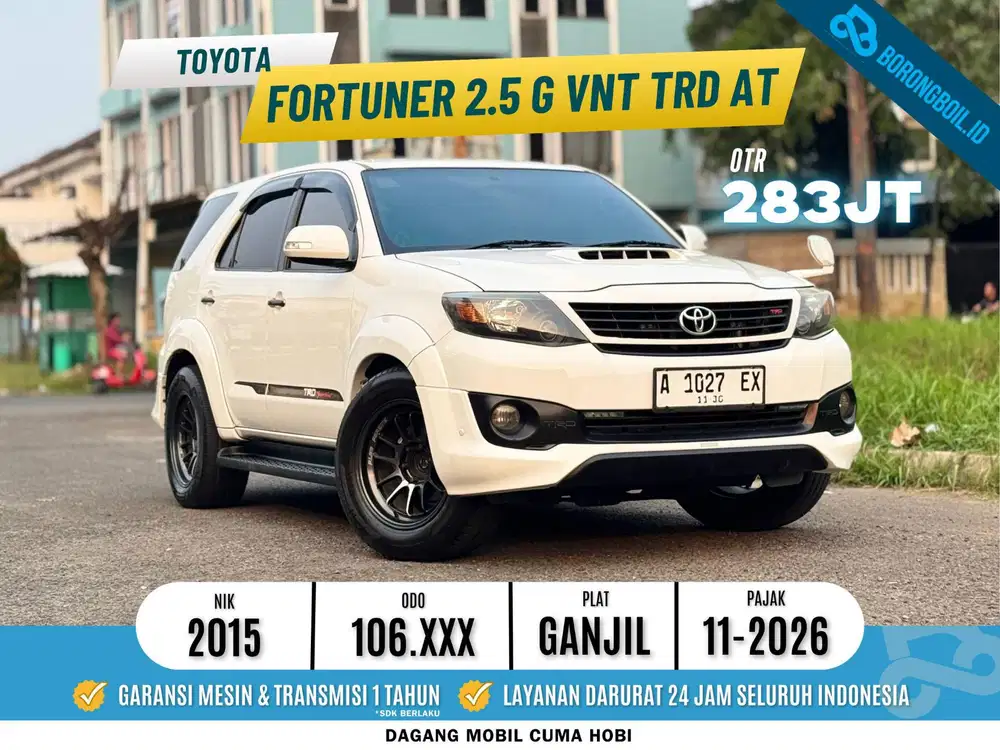 Toyota Fortuner 2.5 G VNT TRD Sportivo Platinum White Pearl 2015