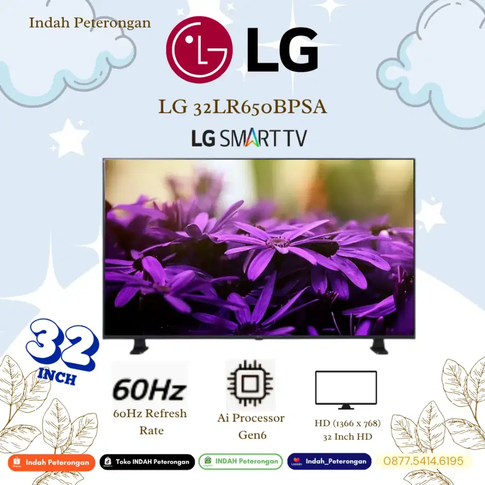 TV LG 32 INCH (Smart TV)