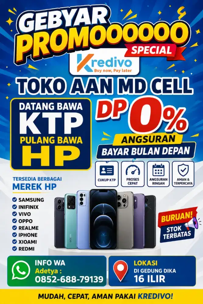 Kredit hp tanpa dp
