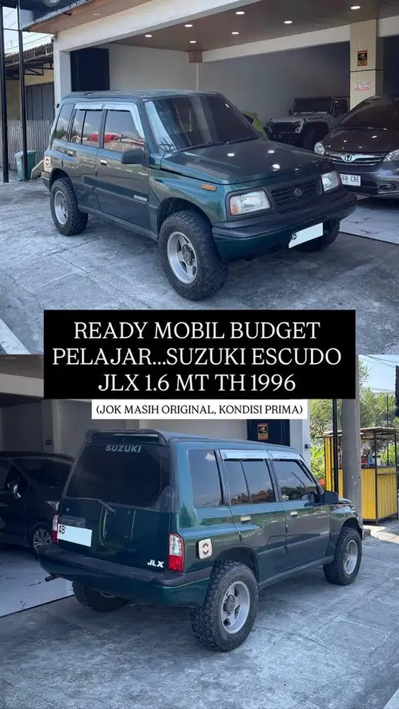 Escudo JLX 1.6 Manual 1996 Hijau Metalik