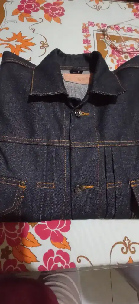 Jaket raw denim trucker 15.5 OZ