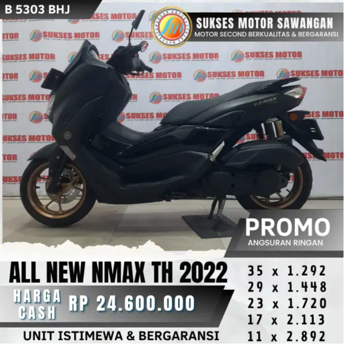 YAMAHA ALL NEW NMAX TH 2022 UNIT MULUS BISA CASH KREDIT BERGARANSI