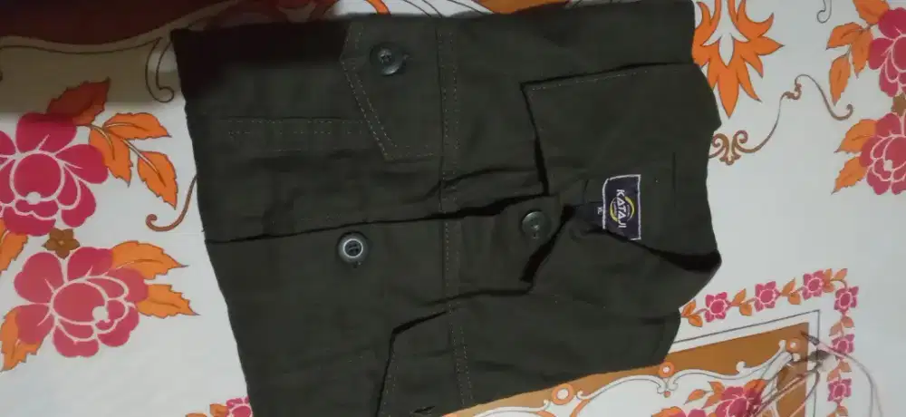 Jaket trucker kanvas