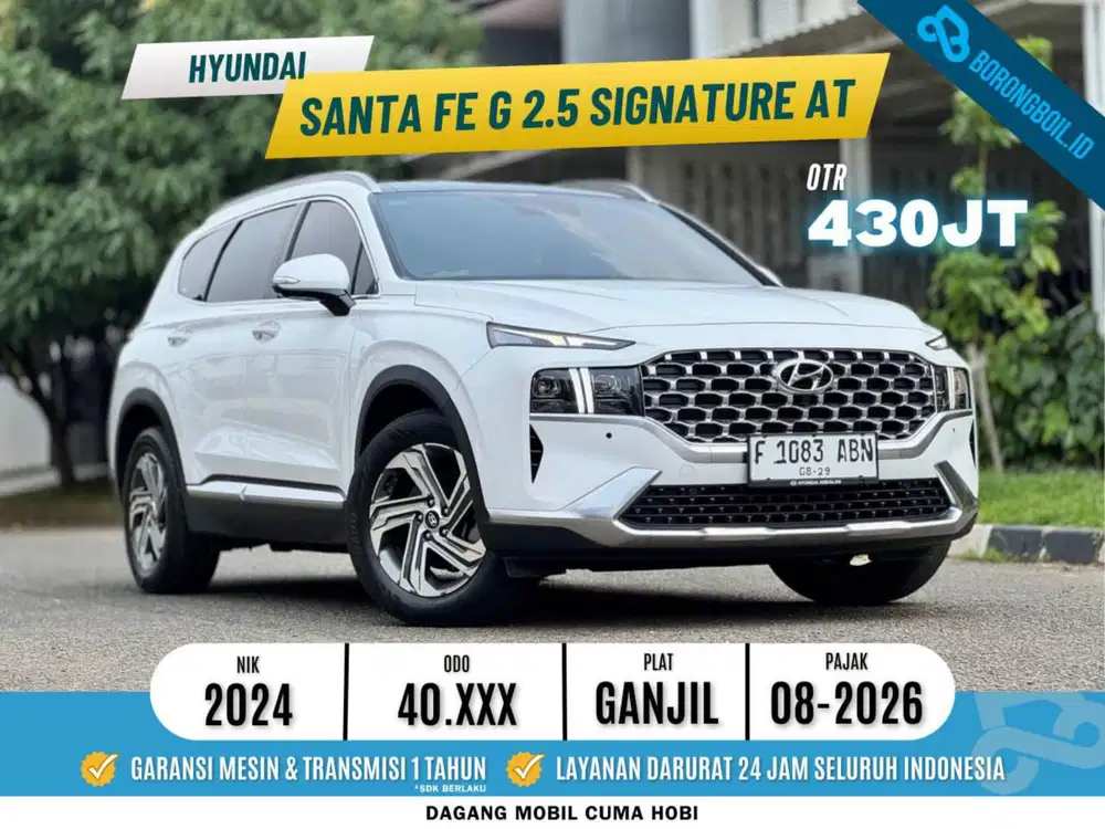 Hyundai Santa fe g 2.5 signature 2024 bensin