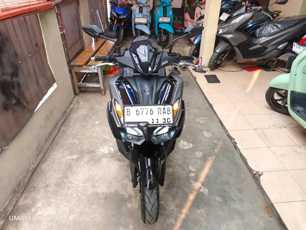 KM 1RB YAMAHA AEROX ALPHA 2025 BLN 11 BS TT 2024 DI CILEDUG HARGA PAS