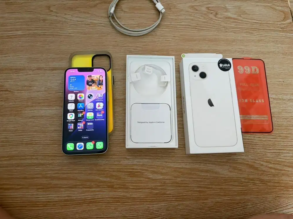 Iphone 13 128gb starlight garansi resmi blibli