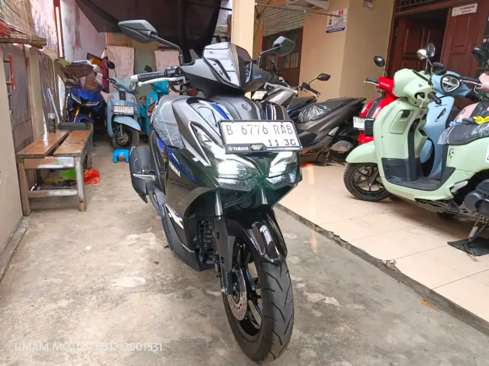 KM 1RB YAMAHA AEROX ALPHA 2025 BLN 11 BS TT 2024 DI CILEDUG HARGA PAS