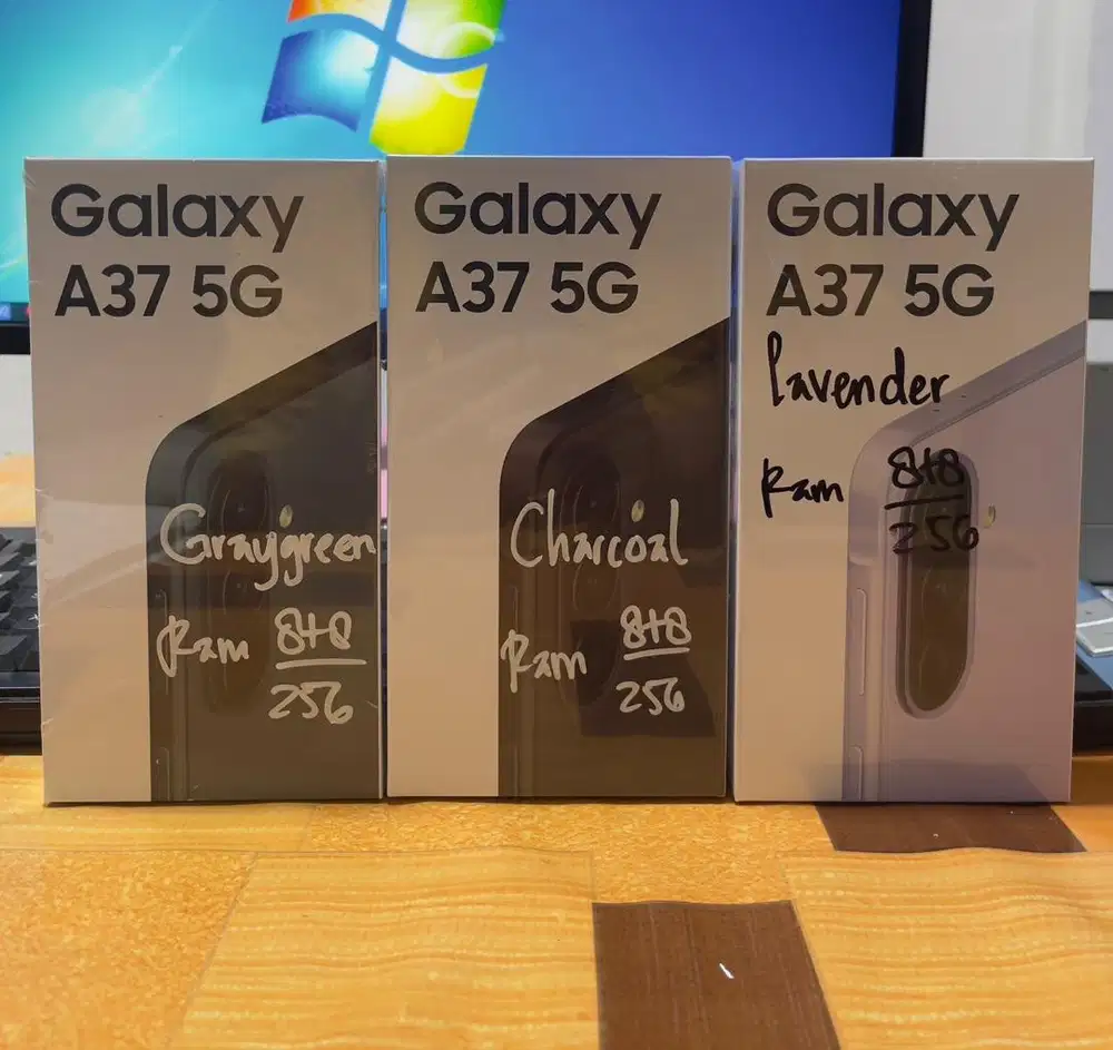 Free Adaptor..Samsung A37 5G 8/256 Resmi (Black,Lavender,GreyGreen)