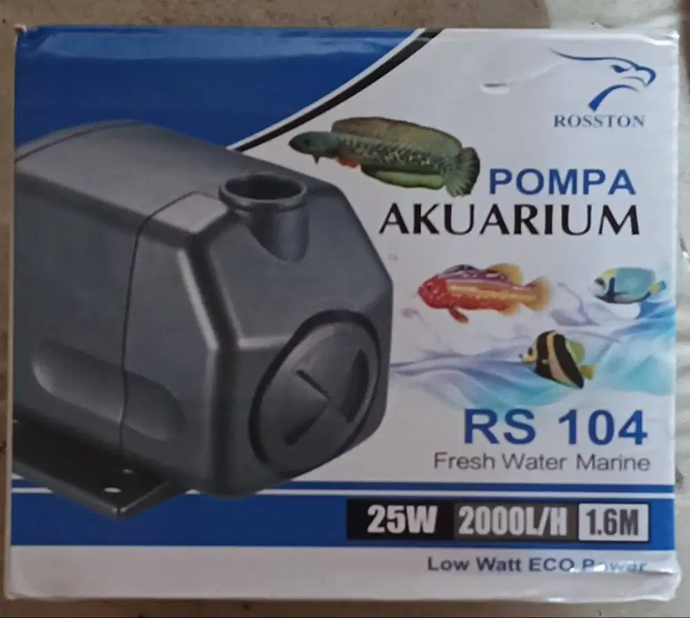 Mesin pompa aquarium Rosston RS 104