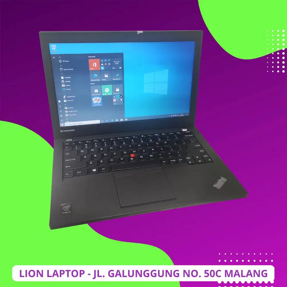 RAM 8GB SSD 256GB Core i5 Murah Lenovo Thinkpad X240 [07|06]