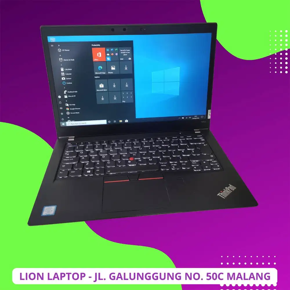 RAM 8GB Core i5 gen 8 Lenovo Thinkpad T480s SLIM [07|06]
