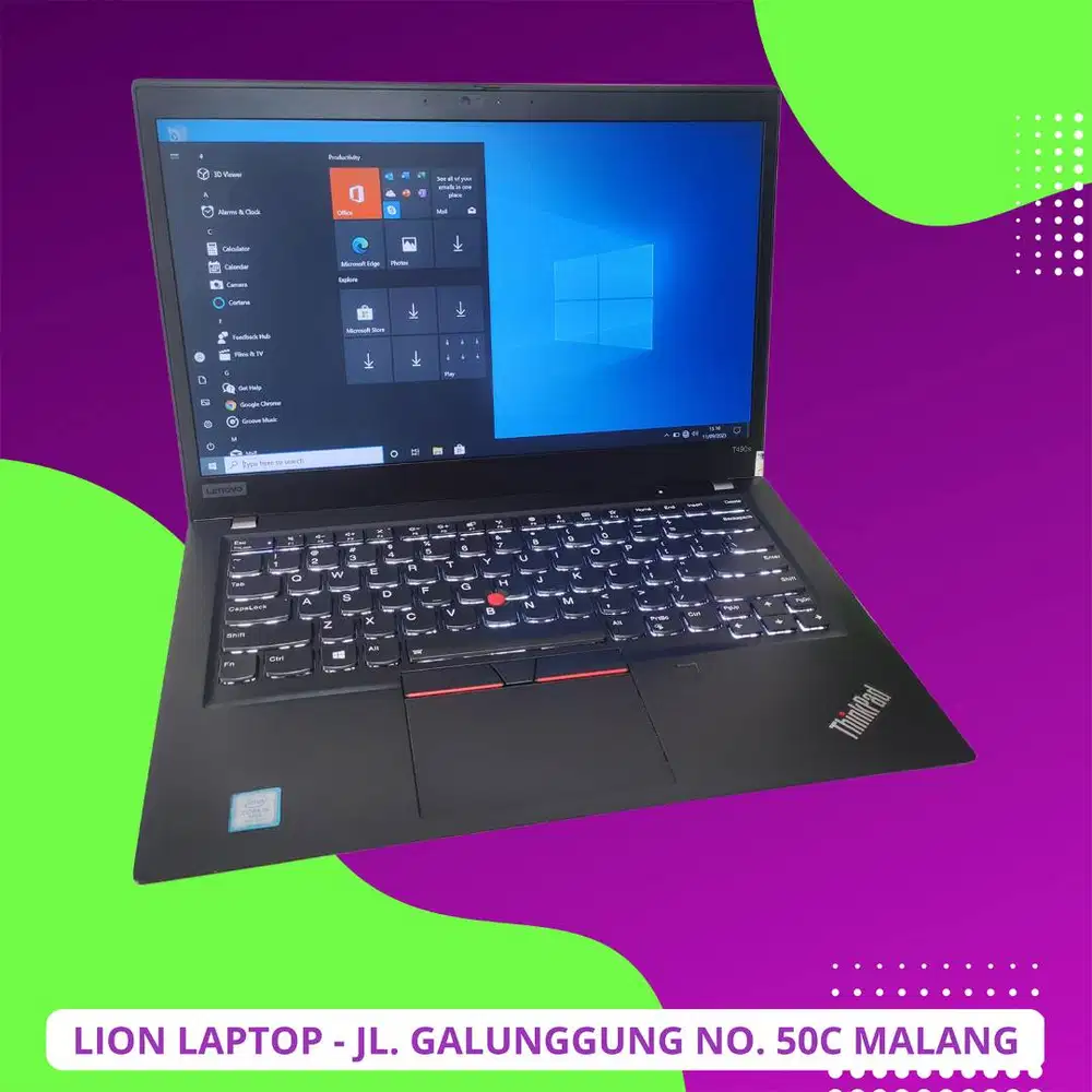 RAM 16GB SSD 512GB Core i5 Slim Lenovo Thinkpad T490s [07|06]