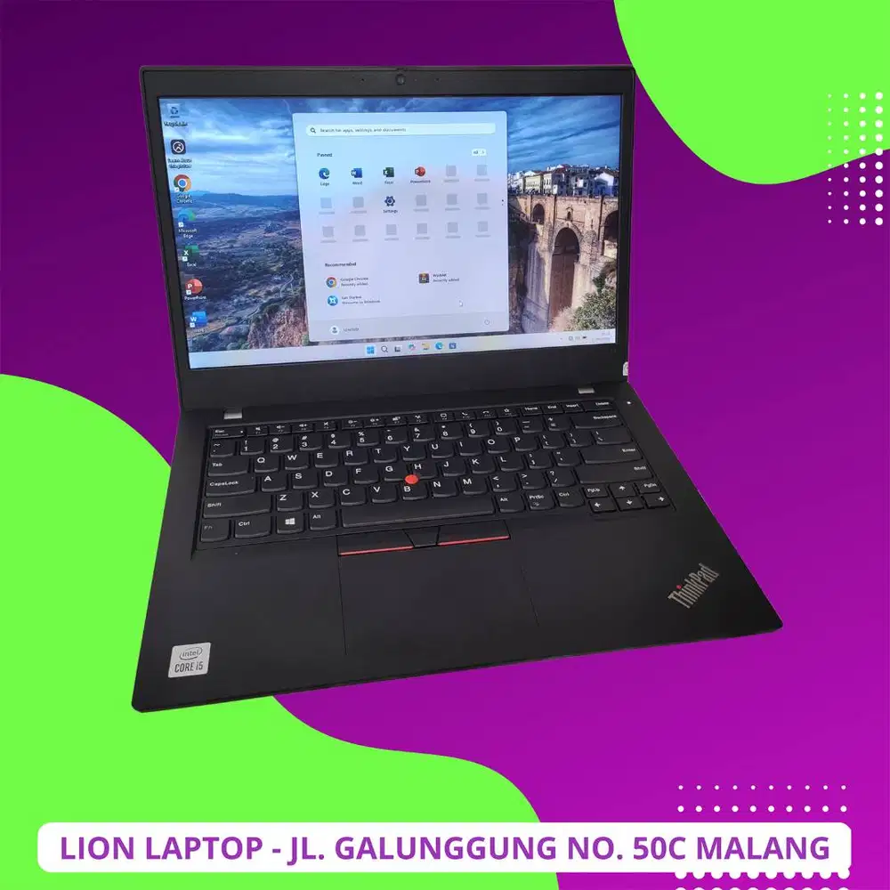 i5 Gen 10 Murah RAM 8GB SSD 256GB Lenovo Thinkpad L14 [07|06]