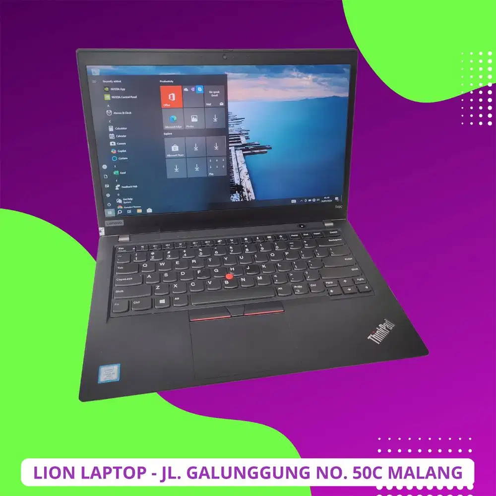 Double VGA NVIDIA Core i5 8/256 Slim Lenovo Thinkpad T490 [07|06]
