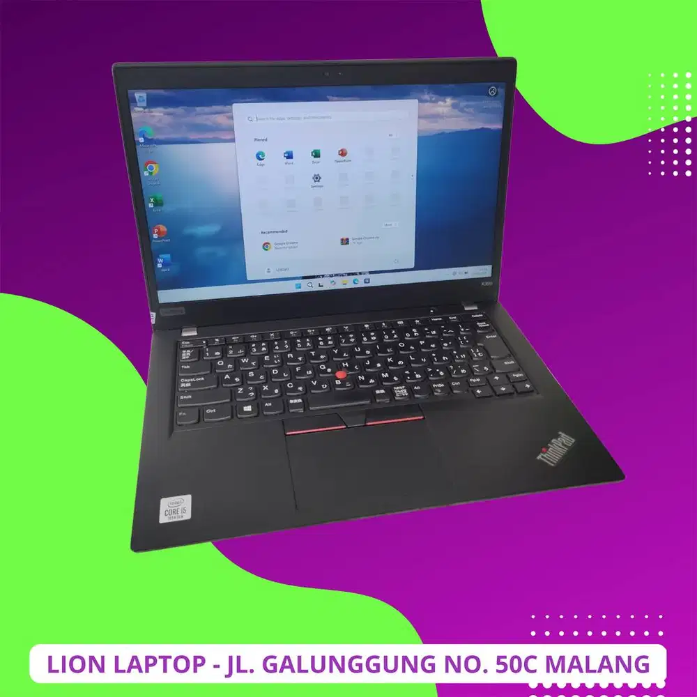 i5 GEN 10 Murah RAM 8GB Lenovo Thinkpad X390 [07|06]