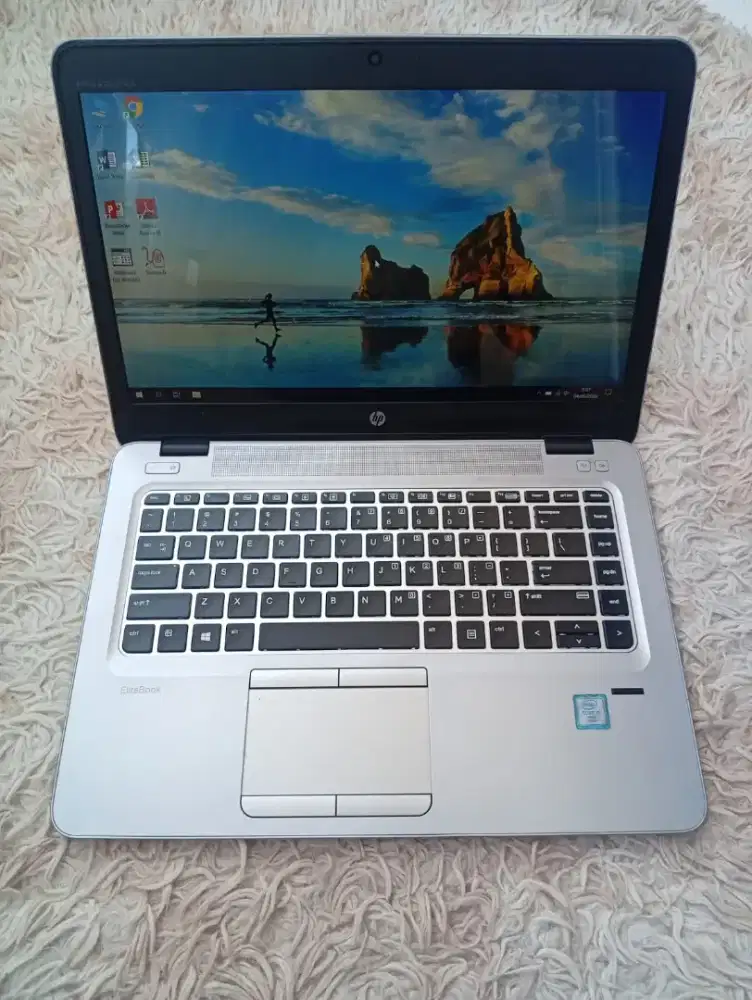 Laptop HP core i5 gen-6  body slim ram 8 ssd 256 gb
