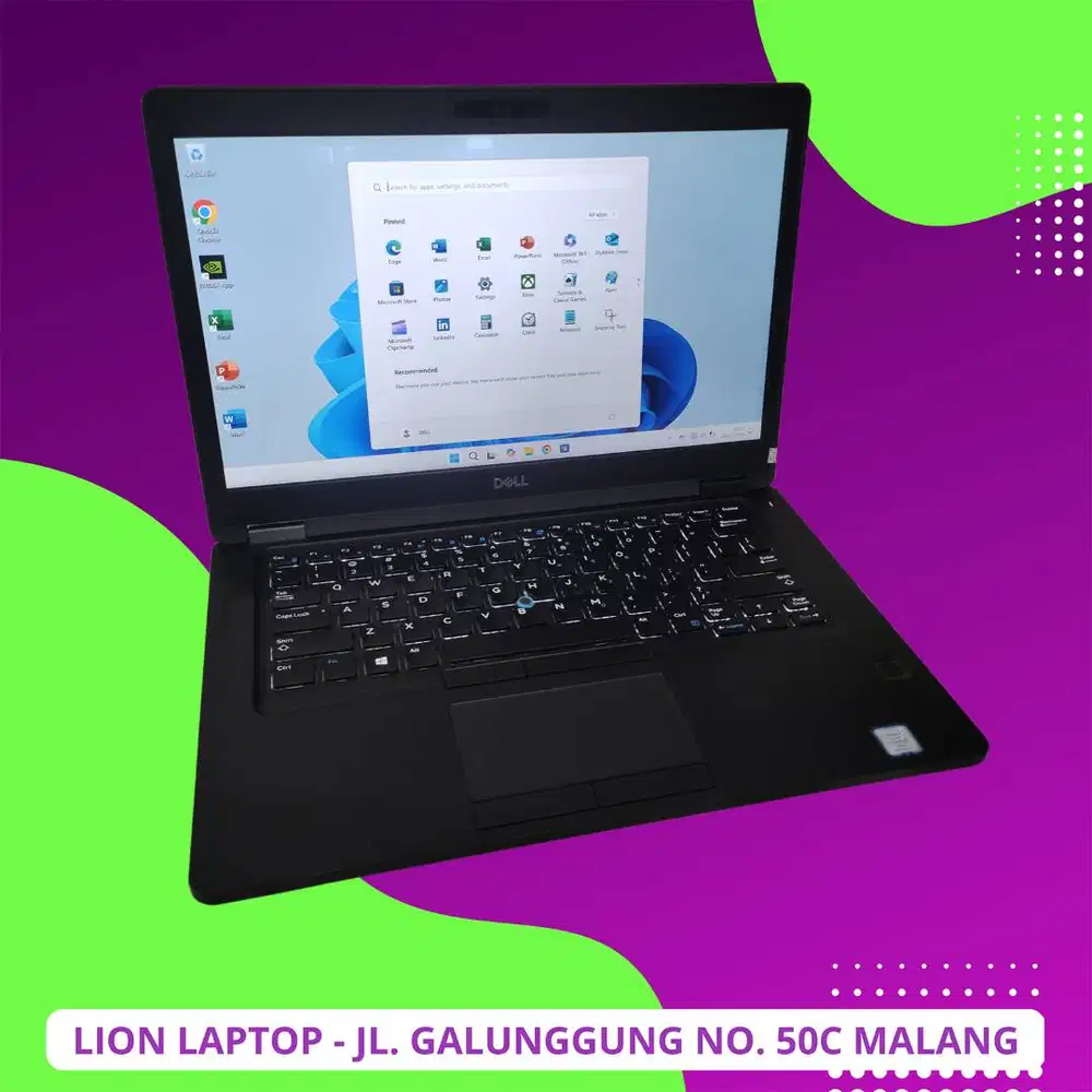 Core i7 Double VGA RAM 8GB SSD Dell Latitude 5491 [07|06]