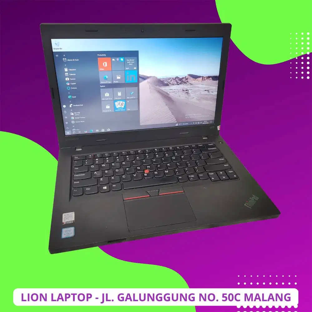 Double VGA Core i5 RAM 8 SSD Lenovo Thinkpad L470 [07|06]