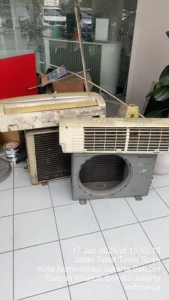 Terima ac bekas rusak