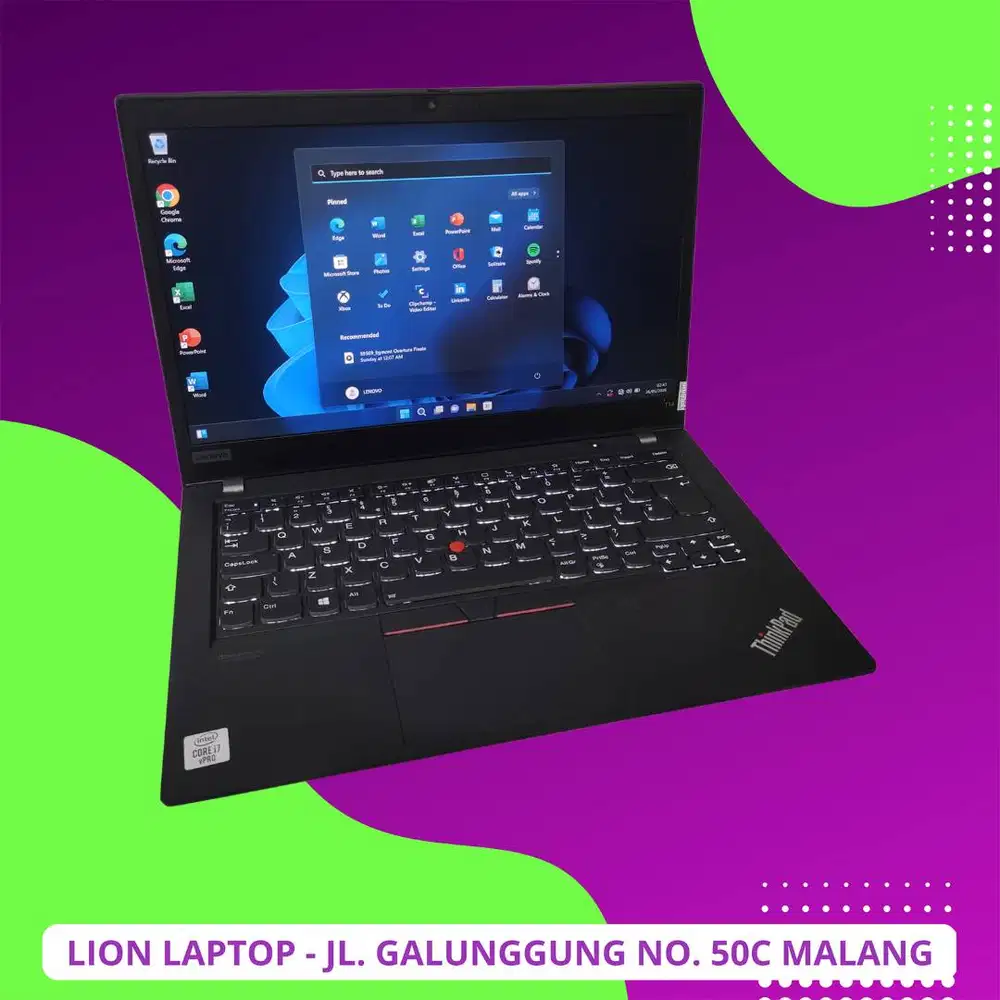 RAM 16GB i7 Gen 10 SSD 256GB Lenovo Thinkpad T14 gen 1 [07|06]