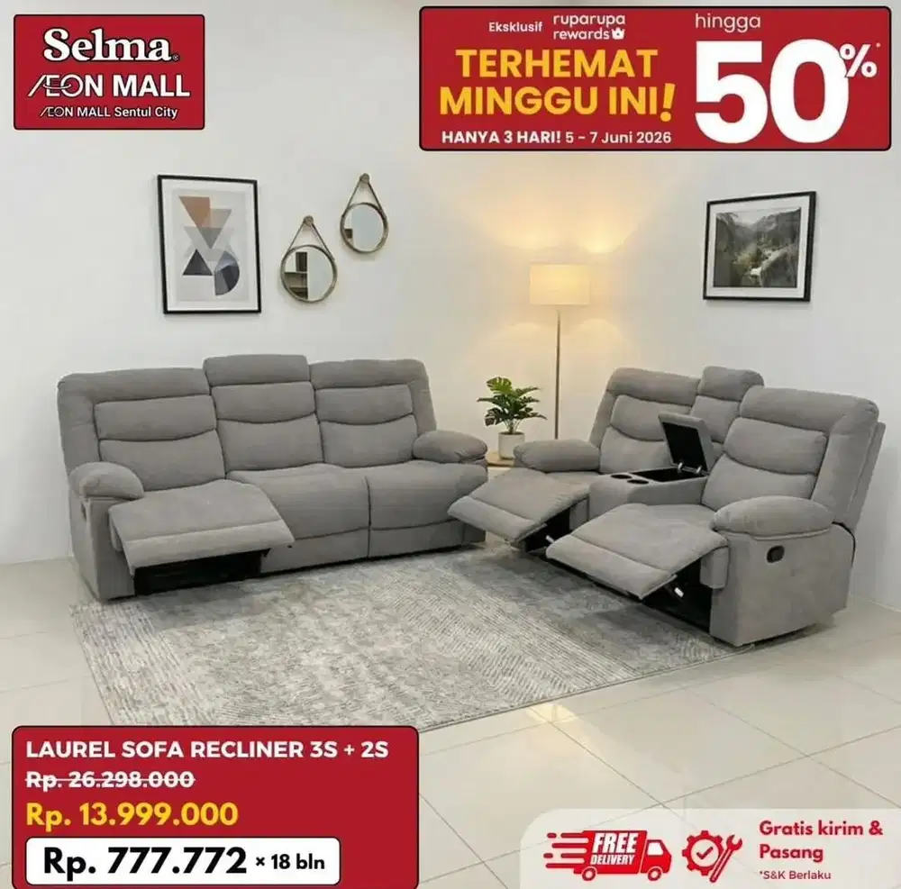 Sofa recliner 3+2 seater