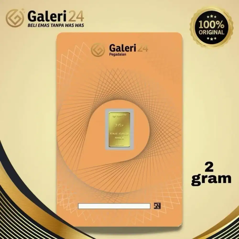 LOGAM MULIA GALERI24 2 GRAM CERTICARD