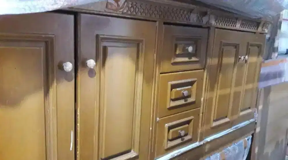Buffet/Rak Kayu Jati Peralatan Dapur  (Second)