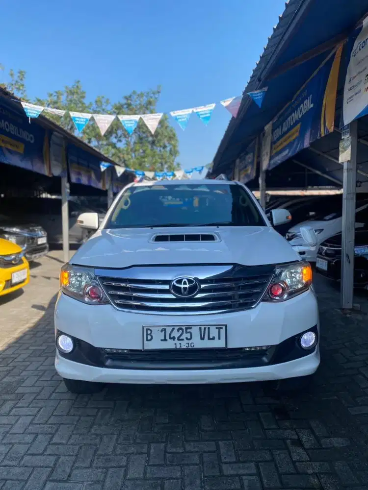Toyota Fortuner 2.5 G VNT 2014 Matic Putih Istimewa Bebas Laka Banjir